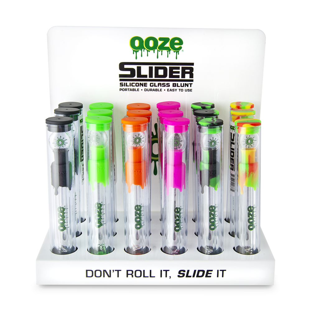 OOZE Glass Blunt Slider Display 18 Count, aromatherapy, alternative